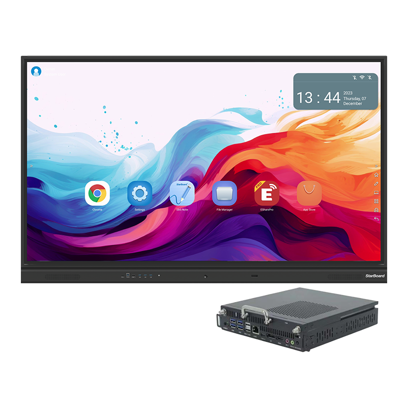 Інтерактивна панель StarBoard 86" TE-YL5-86 (IFPD-YL5-86AOC), комп. модуль OPS PC (i5 12Gen/16ГБ/512ГБ), мобільний стенд